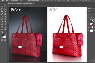 do ecommerce product photo editing retouching background remove
