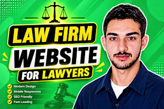design lawyer and lawfirm wordpress website