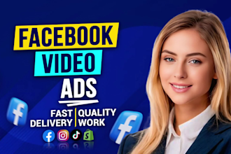 create high converting facebook video ads and tiktok video ads under 12 h
