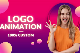 create a 4k youtube logo intro animation
