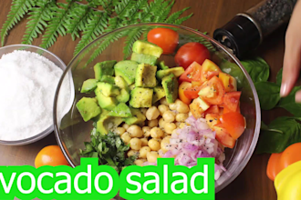 create a cooking video for youtube