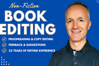 professionally proofread and edit your nonfiction book