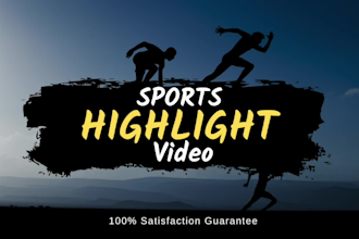 create sports highlight videos