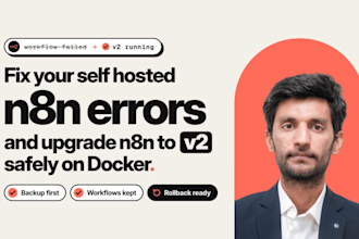 fix your self hosted n8n errors and upgrade n8n to v2 safely on docker