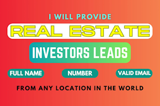 give active cash buyer leads of your targeted location