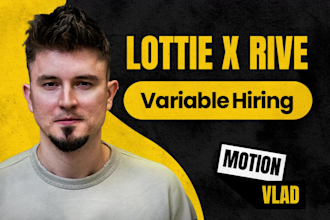 create lottie or rive animations for your project