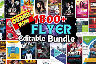 create attractive education, hospital, dental, travel and business flyer design