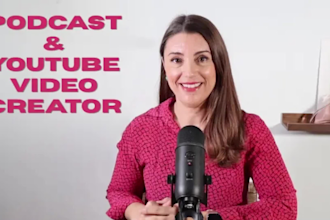 create a podcast ugc vlog or youtube style video