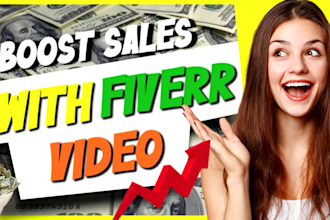 design attractive fiverr gig video to rank gig and boost sales