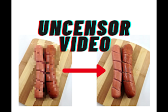 uncensor, decensor, remove censored and mosaic part of video