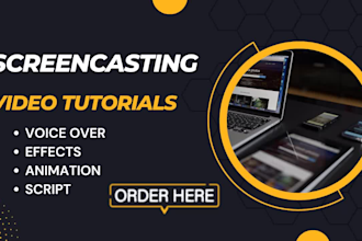 record HD instructional or screencast tutorial video editing