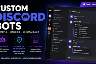 create a custom discord bot in python