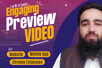 create awesome promotional video for chrome extension, app and website