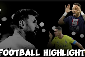 make monetizable soccer, football highlight in 4k