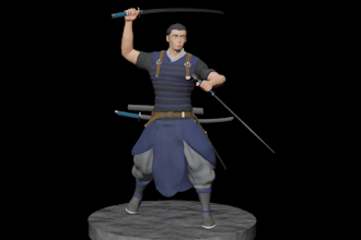 sculpt 3d model ready for 3d printing