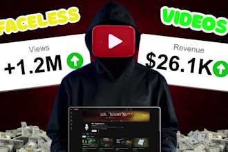 do high retention faceless videos for faceless channel and make passive income