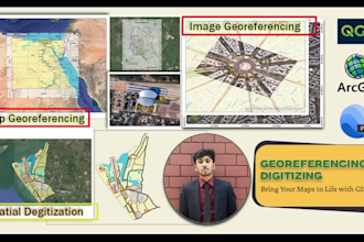 georeference maps, aerial photos and raster images in arcgis pro