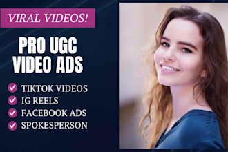 create a ugc video for your product or app for tiktok and instagram reels