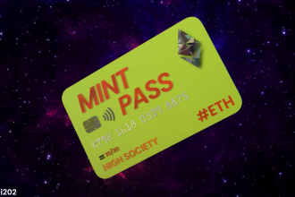 create 3d crypto nft art card or trading card animation