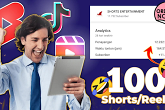 make 100 youtube shorts viral with channel creation