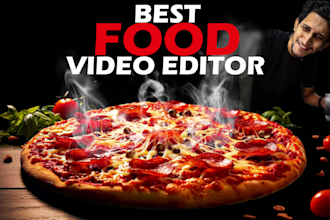 do promo food video editing with in few hours