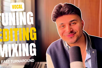 mix and manually tune your vocals for a radio ready sound