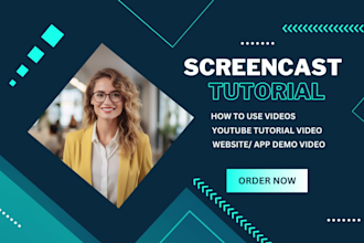 do how to screencast tutorial video for website or app