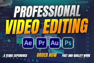 do professional youtube video editing