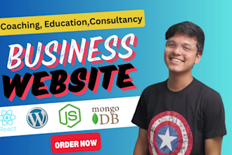 develop coaching and business attractive website