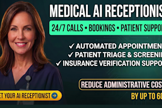 build an high quality medical ai receptionist voice agent