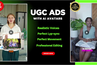 provide ai ugc ads videos with ai spokespersons