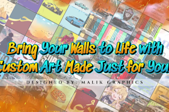 craft stunning custom wall art and posters for any interior