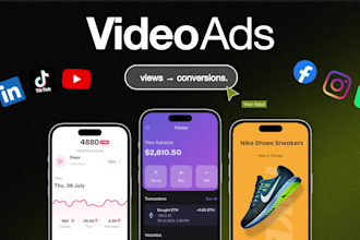 produce pro video ads for facebook, instagram, tiktok, youtube