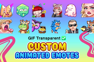 create custom animated emotes