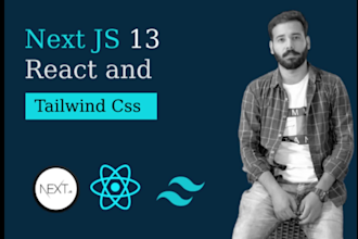 create next js 13 website with tailwind css and typescript