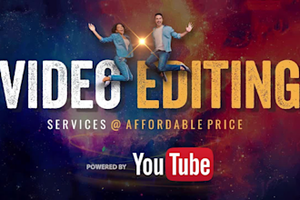 youtube video editing and post production services