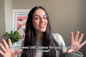 create ugc video for your youtube channel in spanish