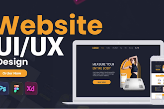 design figma landing page ecommerce website app UI UX