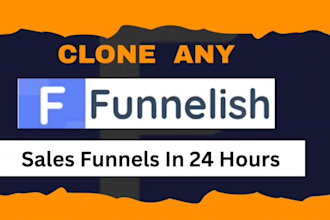 clone any advertorial page or sales funnel using funnelish