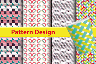 create geometric kids texture or clothing pattern