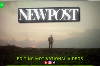 be editing motivational video