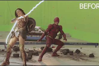 vfx cleanup,object removal and replacement wire removal