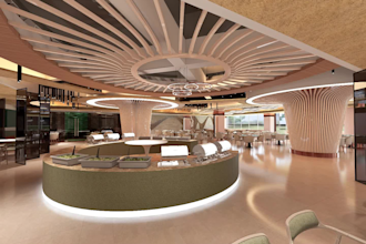 render interior design, house, restaurant and office
