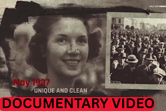 create engaging history and documentary videos for youtube