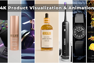 create cgi 3d product animation video and industrial renderings