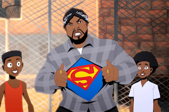 2d animated music video, 2d cartoon music video animation, anime animation