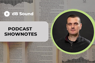 create captions, show notes, and id3 tags for your audio or video episodes