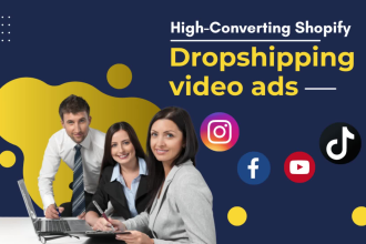 create shopify facebook video ads for dropshipping products