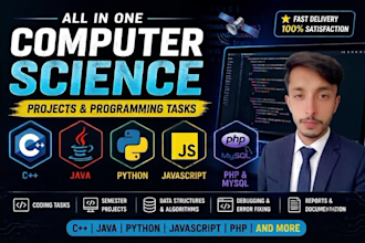 do computer science projects and programming or coding tasks