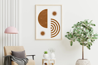 design custom printable wall art for your home or etsy